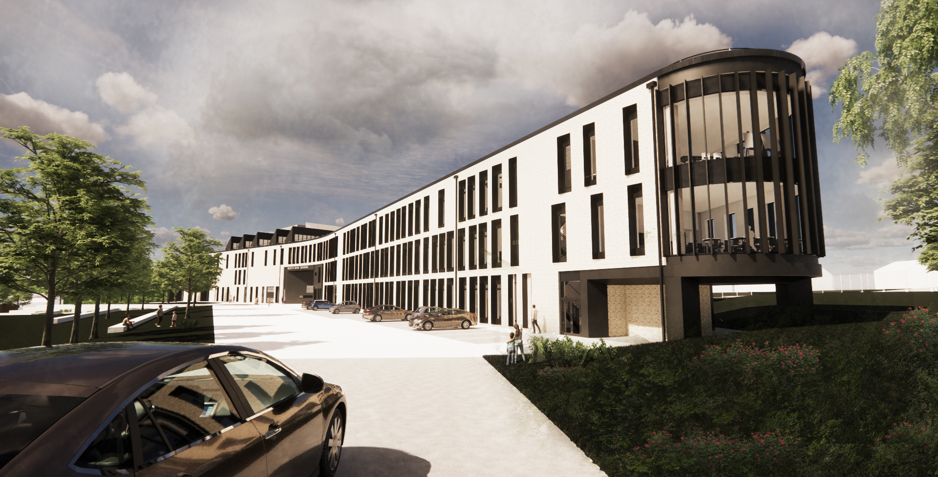 Passivhausdesigned Perth High School given goahead Scottish